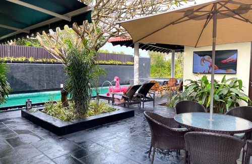Chapora Villa | TROPICAL BREEZE 3BHK Bali Private Pool & Jacuzzi