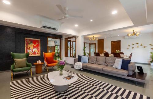 Alibaug Villa | Villa Sereno by StayVista - An elegant and entertaining retreat featuring a swimming pool, modern interiors, and a snooker table