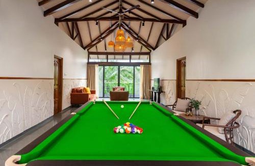 Alibaug Villa | Villa Sereno by StayVista - An elegant and entertaining retreat featuring a swimming pool, modern interiors, and a snooker table