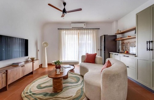 Nerul Apartment | Villaggio Felicita B303 Luxe 1BHK near Candolim