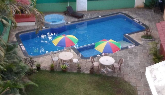 1BHK apartment with pool & garden at Benaulim to Colva beach