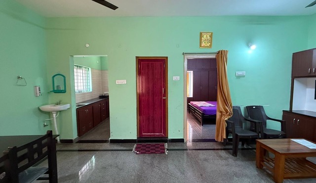 2-bedroom apartment in tranquil Tirupati with AC comfort