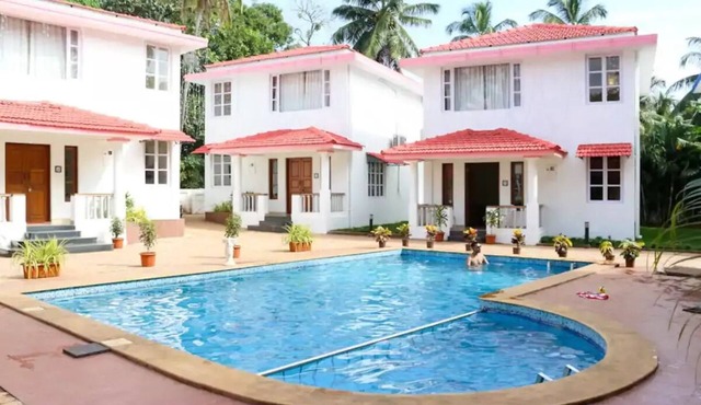 2 Bedroom Duplex villa in Vagator with pool
