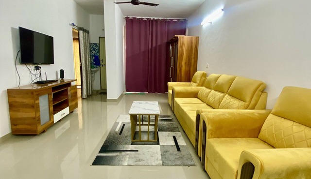 2 BHK AC Apartment in Pune.