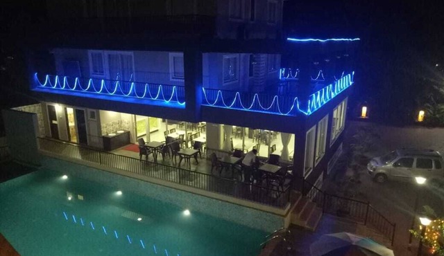 2BHK pool view deluxe apartment near Vagator beach