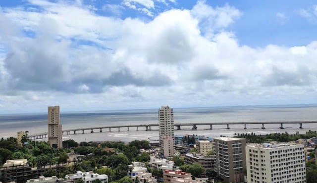 2BR Sea view service apartment worli By Florastays