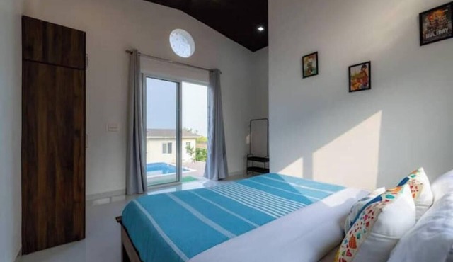 3 BHK Calmhouse w Pond View