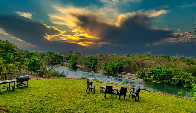 3BHK Private Riverside Villa with Glass Room in Karjat