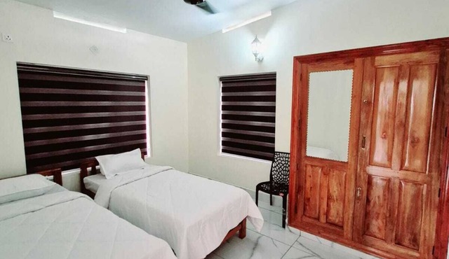 4-bedroom villa in adorable Varkala with AC comfort