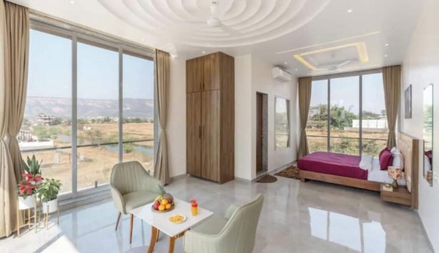 5BHK Delight -Mountain View/Steam Room, Pool table