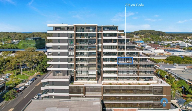 708 on CODA – Modern 1BR Apartment with Balcony & City Views in Coffs Harbour