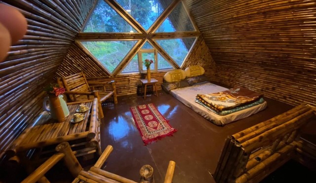 A bamboo cottage amidst nature to rejuvenate yourselves.