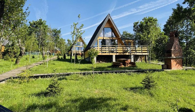 A-Frame Cabin with Private Hot Tub & Views - Chiang Rai
