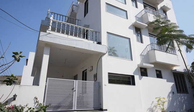A luxury villa with peaceful natural environment and full of comfort.