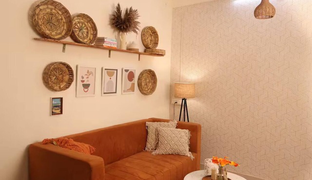 AC 1 BHK in HSR - Balcony - Candle-light Dining