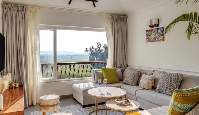 Aesthetic 2BHK near Candolim AC comfort & stunning views few minutes from beach