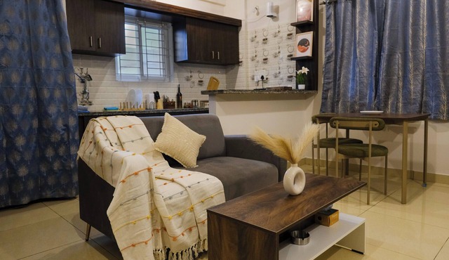 AJ's Nest - Amazing apartment with AC in vibrant Bengaluru