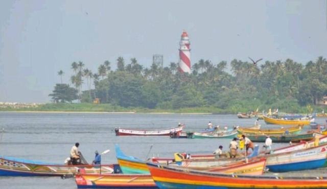 Akshara, villa near kollam beach,pallithottam, beach road, kollam, kerala, India