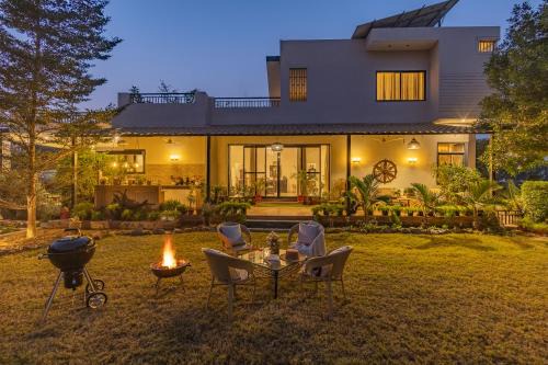 Alaya Stays Dacha 3 BHK Villa with Jacuzzi & Outdoor Bar