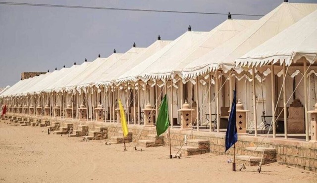 Amazing desert camp
