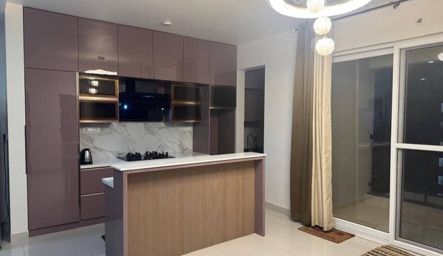 Apartment stay near Bangalore Airport with pool/gym and outdoor play areas