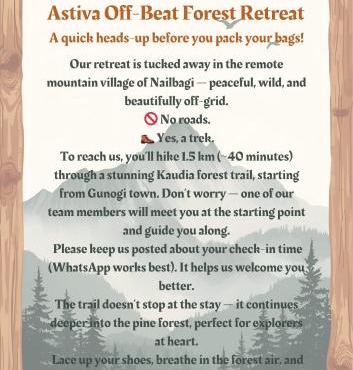 Astitva off-beat Forest Retreat - Chalo Daanda Forest Farm Homestay