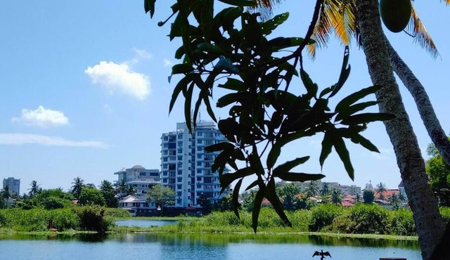Backwater facing villa in Vytilla, Kochi
