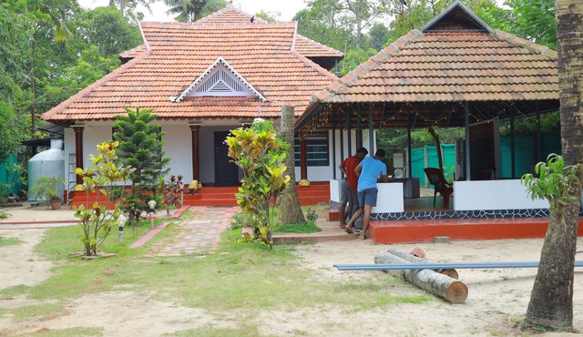 Beach side rooms in marari beach