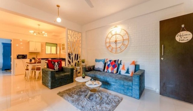 BlueLagoon by Alpha Stays, 2bhk in Anjuna/vagator
