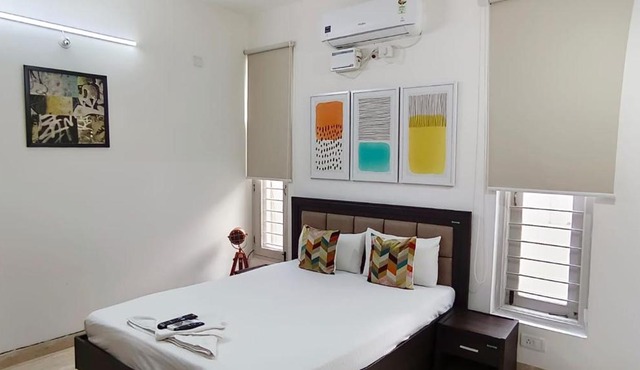 BluO 1BHK Koramangala - Kitchen, Lift, Parking