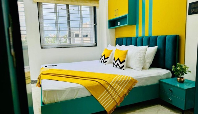 BluO 2BHK Gachibowli - Kitchen, Lift, Parking