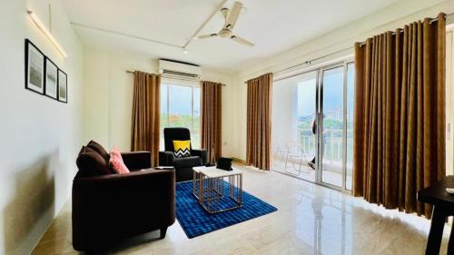 BluO Lake Facing 1BHK NewTown Terrace Garden