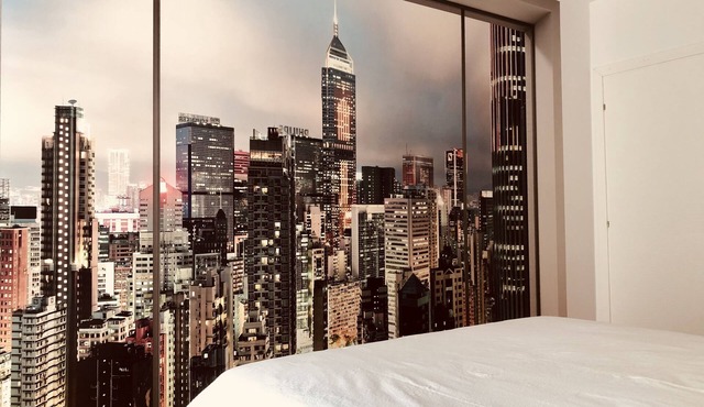 Brand new centrally-located place, with free parking.
