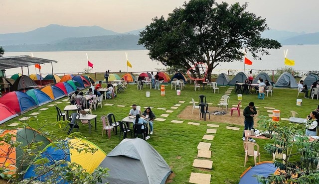 Camping in Pawna Lake