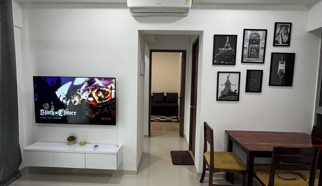 Charming 1BHK apartment in welcoming Thane with AC
