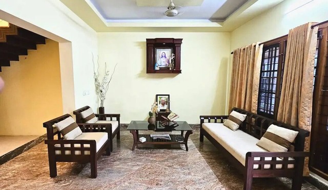Cherai Vacation Home with AC Bedrooms