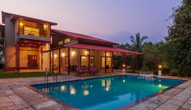 Corfu & Crete by StayVista - Mountain-view villa with Pool and Activities
