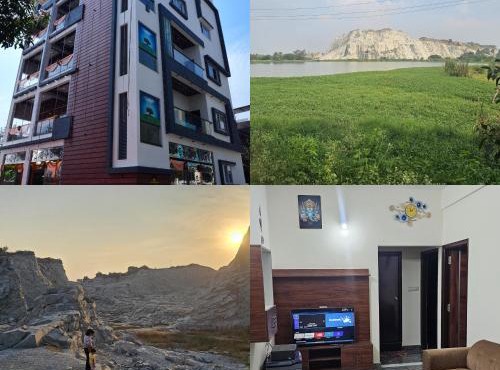 Cozy 2 Bhk flat with mountain and lake view