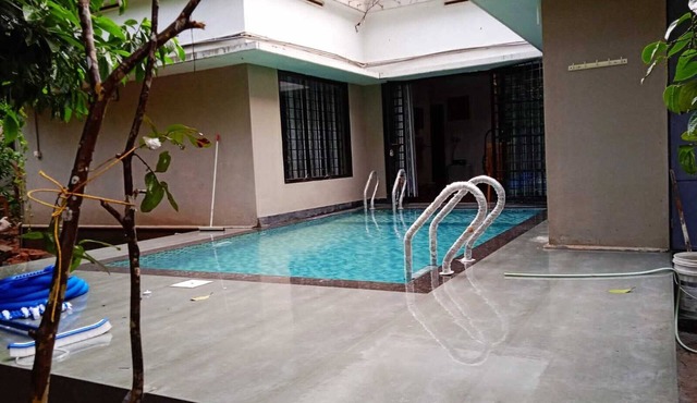 Cozy riverside private pool Villa in Wayanad Kerala Pet friendly