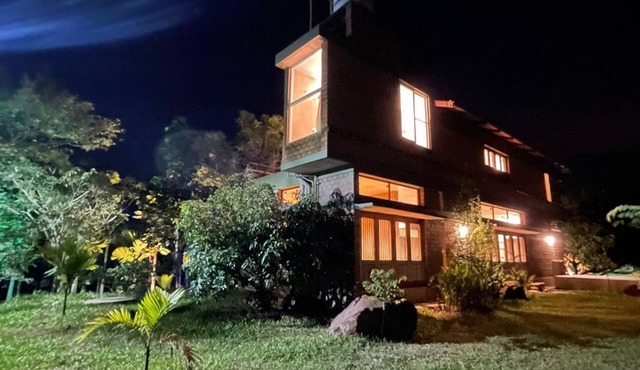 Earth House in Magadi-Farm house, Mango, Neem, Areca trees
