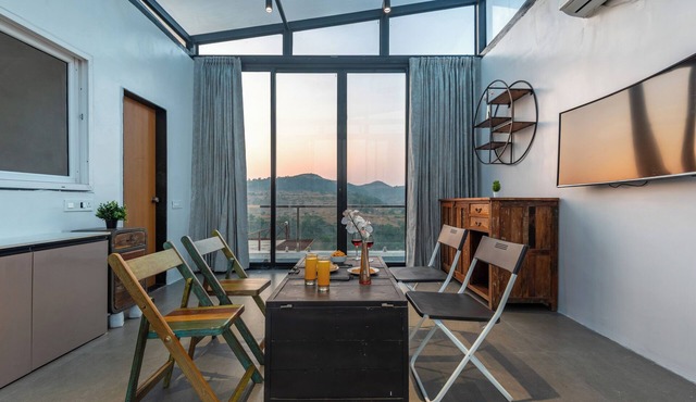 ELIVAAS 3BHK White House Villa with View