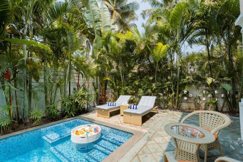 ELIVAAS 4 BHK with Pvt Pool near Baga - Celest