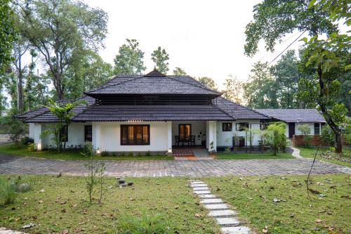 ELIVAAS Tales By Tamarind 200 Year-Old 3 BHK Forest Villa with Pvt Pool, Garden, Gazebo, Backyard & Open-Air Shower Courtyard
