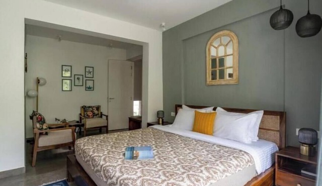 ElReino-New 2BHK Apt with Pool near Candolim Beach