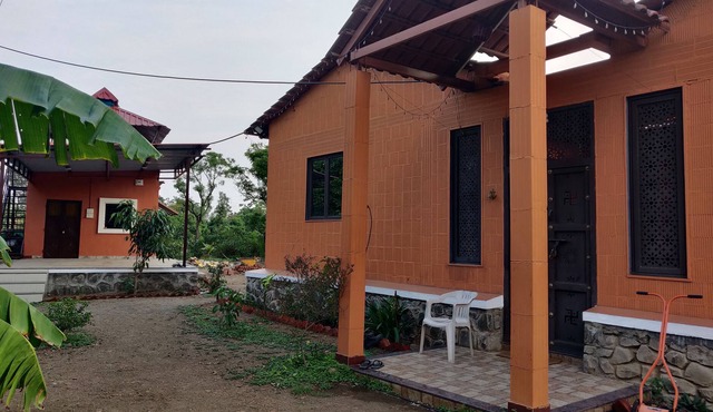 European Clay Materials Farmhouse at the center of Satara tourism destinations