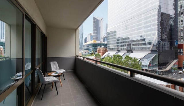 Executive Urban Living with Balcony & Heated Pool in Melbourne