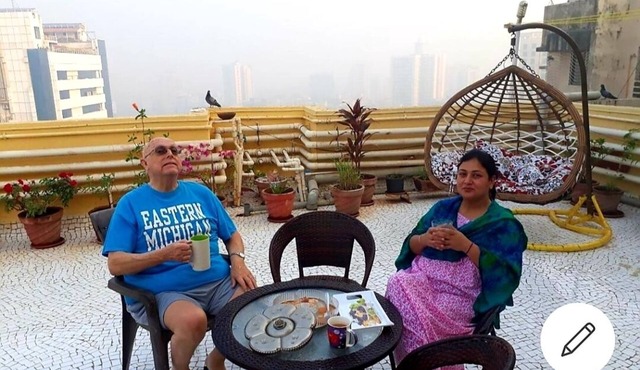 Females only- Luxury room - Terrace flat- Breath in open air.