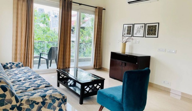 Fully Furnished One Bedroom Apartment with Hall, Kitchen and Balcony-Cyber City