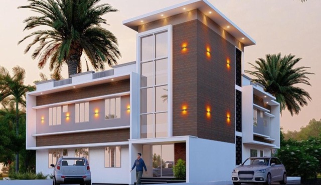 Furnished 2 BHK Family Apartments near Triprayar Shree Rama Temple - Beevees Homes Thriprayar