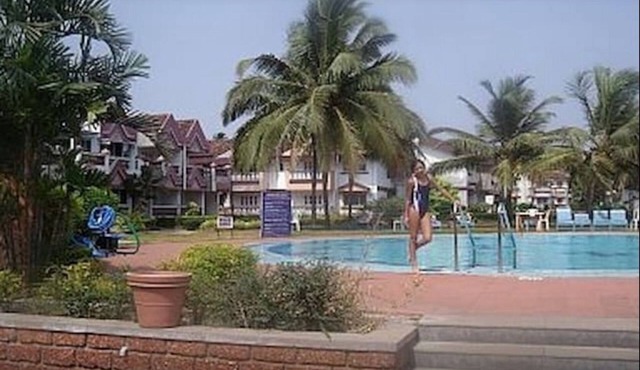 Goa, Benaulim, large two storey villa within beautiful complex next to beach